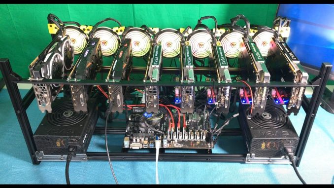 8 GPU Mining Rig Build - Time Lapse