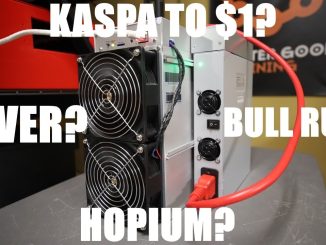 I should in theory BREAK EVEN in 18 days on this $9000 Kaspa Miner...