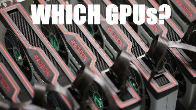 I'm wanting to buy more GPUs for mining...