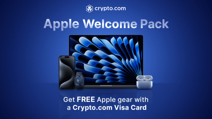 Crypto.com offers up to 100% rebate on Apple Store purchases for its Visa Card users