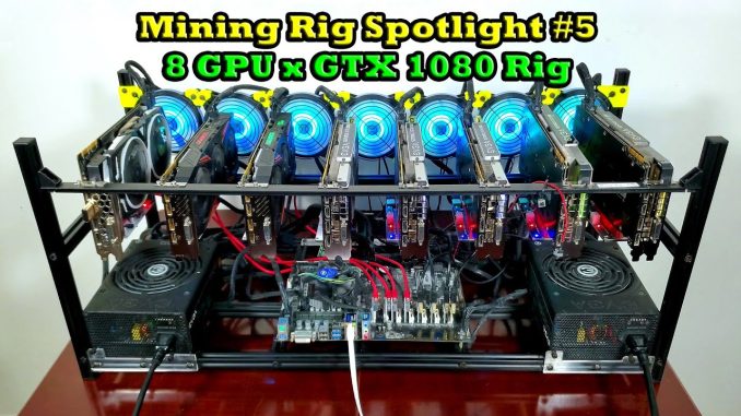 8 GPU x GTX 1080 Mining Rig Spotlight | Mining Rig Spotlight #5