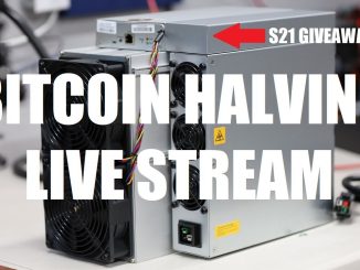 BITCOIN HALVING WATCH PARTY! & Let's choose the Bitmain S21 WINNER!