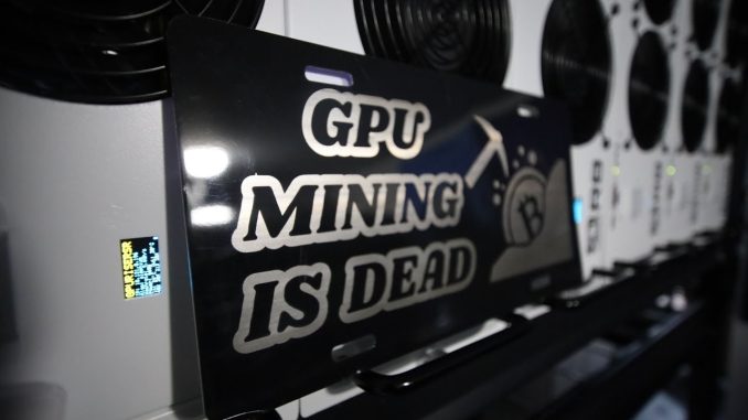 I guess I'm not GPU Mining Alephium anymore.