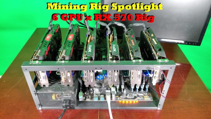 6 GPU x RX 570 Mining Rig Spotlight | Mining Rig Spotlight #1