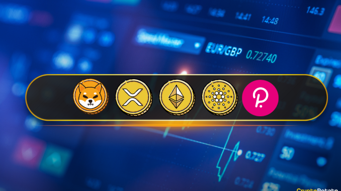 Crypto Price Analysis June-15: ETH, XRP, ADA, DOGE, and DOT