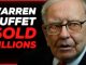 RECESSION STARTING NOW? WARREN BUFFETT DUMPS BILLIONS IN STOCK!! Bitcoin the only safe haven??