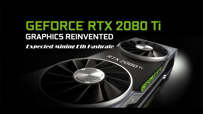 RTX 2080 Ti Eth Hashrate (Expected)