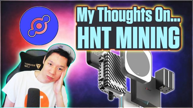 My Thoughts On HNT Mining | Crypto Thoughts